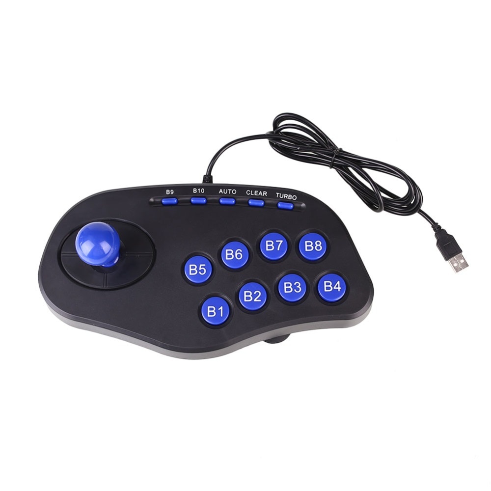 Til arkade pc-spil usb dobbelt vibration håndholdt joystick til windows vista