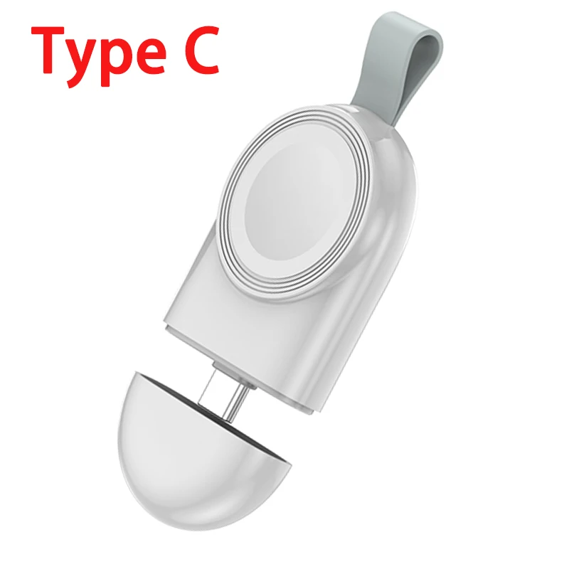 Mini station de chargement sans fil magnétique pour Apple Watch série 8 7 6/5/4/SE/3/2, câble de chargement sans fil Portable pour iwatch: Rouge