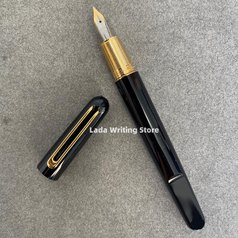 M-series with magnetic cap, fountain pen, rollerball pen, colorful resin holder, beautiful, smooth, writing gifts: Green / Ef