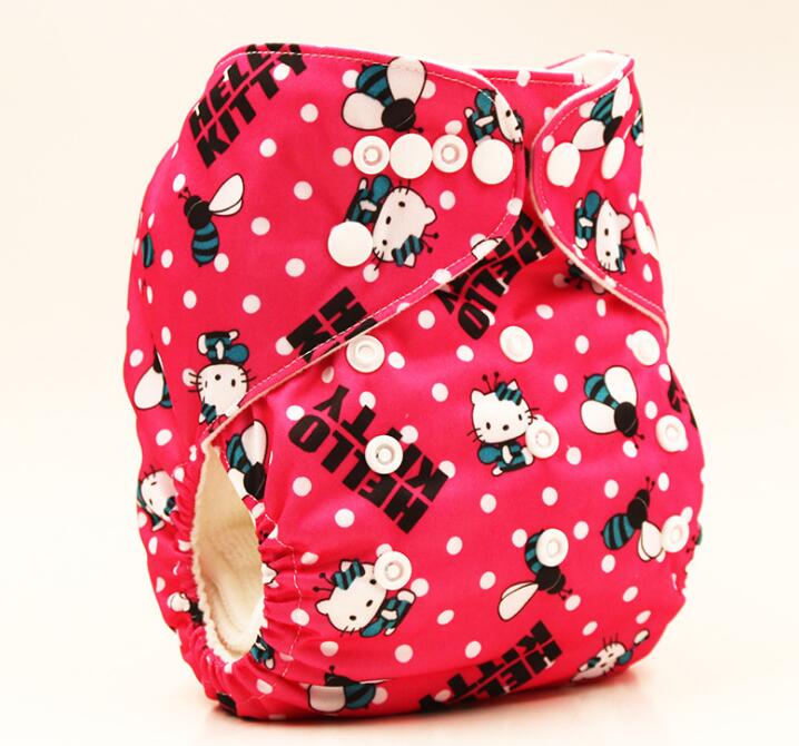 Wasbare babyluierhoes waterdicht cartoon meerdere stijlen babyluiers herbruikbare luiers maat s, m en l verstelbaar: Stijl 6