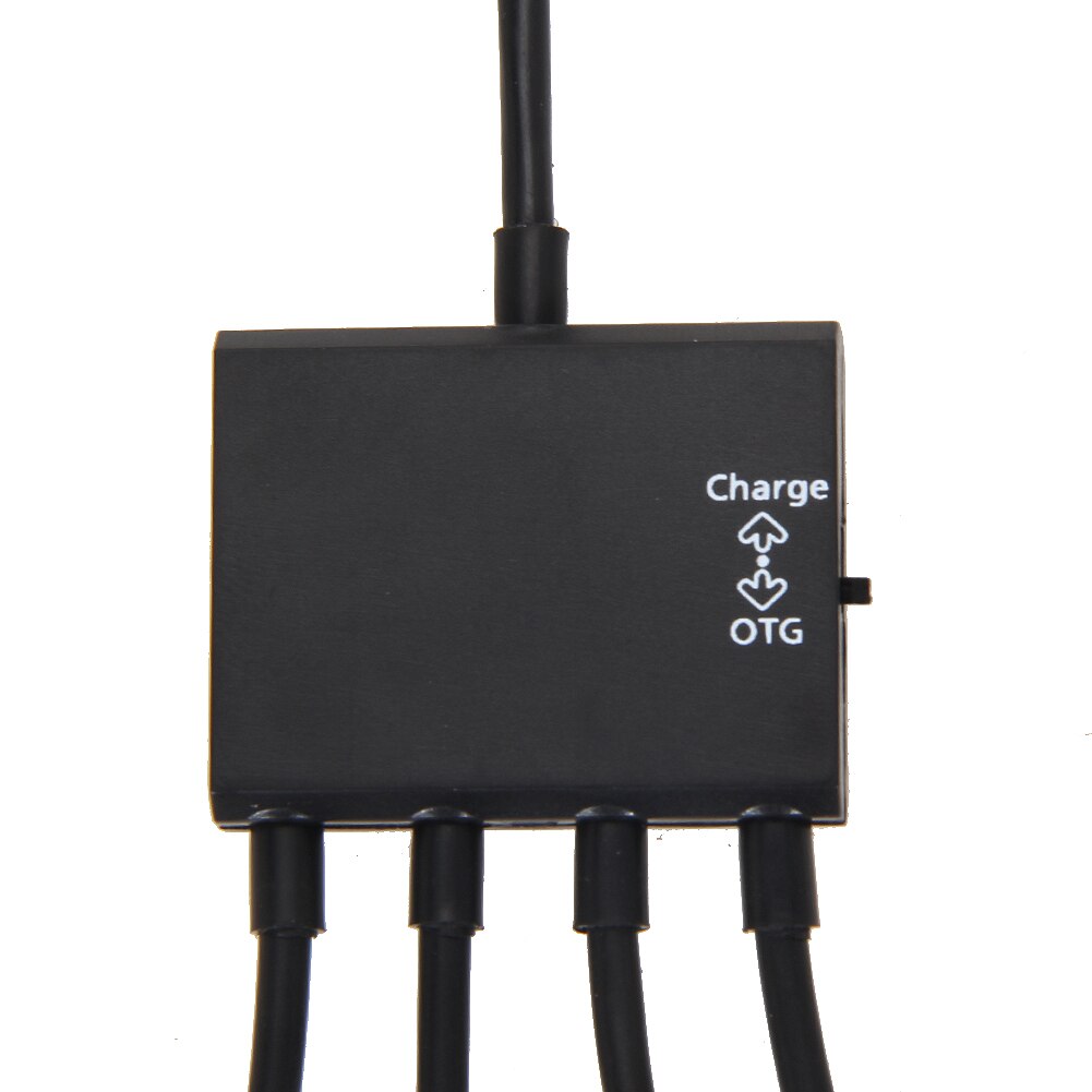 ALLOYSEED universel noir 4 Ports Micro USB alimentation charge OTG HUB câble pour téléphones portables Android hab Top