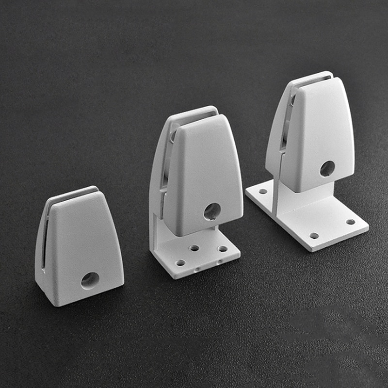 Glass Shelf Holder Glass Clamps T Shaped Aluminum Alloy Shelf Support Bracket Home Office Desk Glass Screen Folder Clip