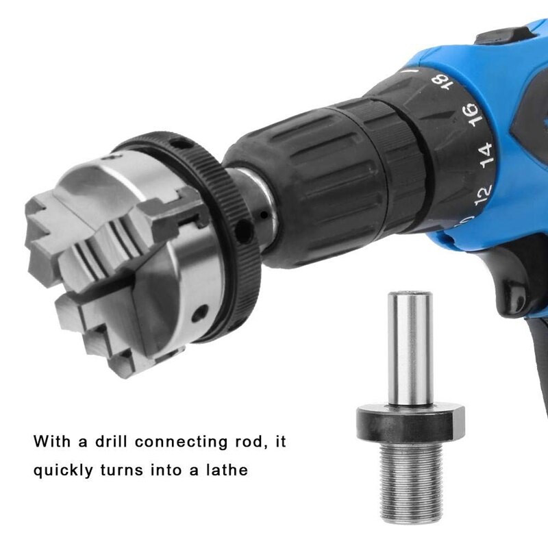 3 Jaw Lathe Chuck 63mm Safety Mini Lathe Chucks K01-63 chuck 3-jaw Self Centering Chuck+ Chuck connecting rod M14