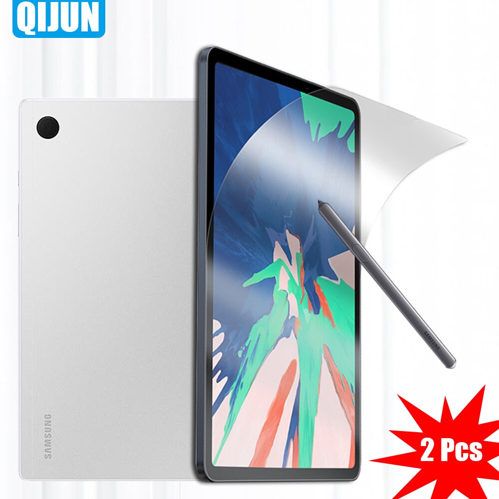 Schilderen Papier Gevoel Film Voor Samsung Galaxy Tab A8 10.5 Zachte Pet Screen Protector Papier Als Film 2 Stuks voor SM-X200 SM-X205