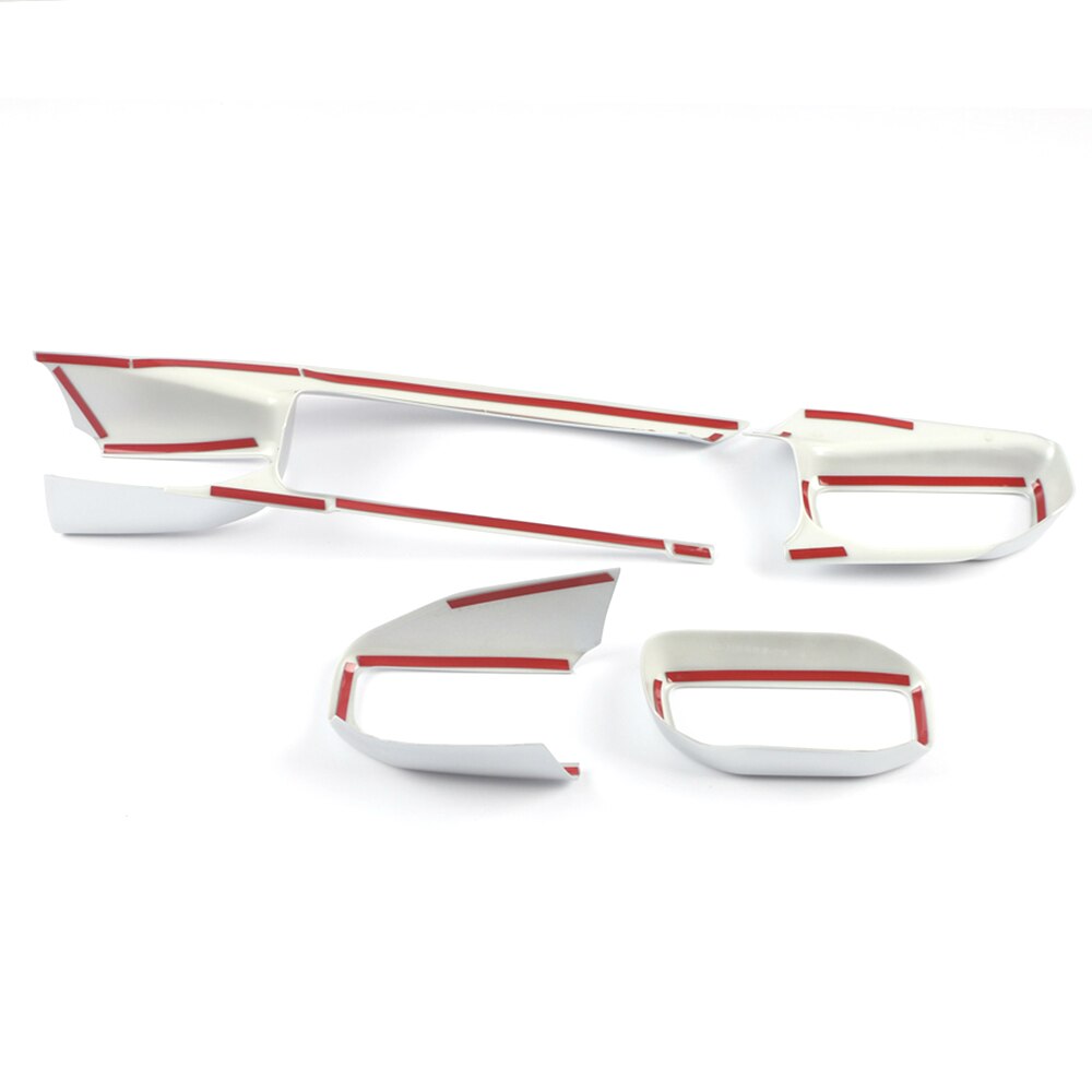 Chrome Carbon Look Voor Ford Explorer Center Console Dashboard Airconditioning Outlet Panel Cover Frame Trim Accessoires