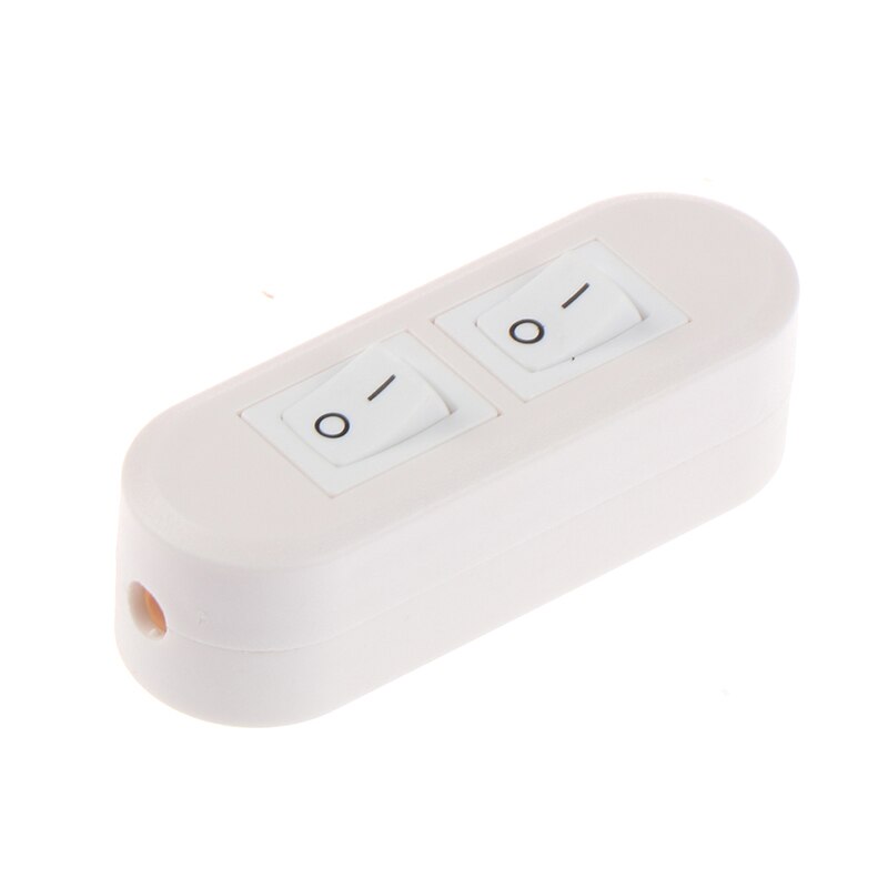 1pcs Double Control Table Lamp Floor Lamp Mother Lamp Online Switch Two-button Dual Control Switch