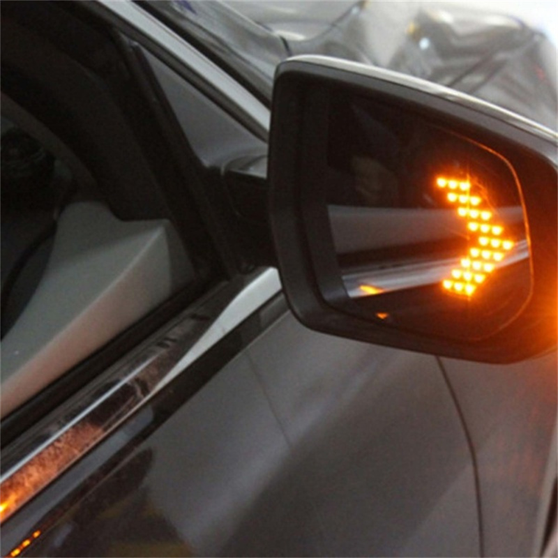 2 pièces/ensemble rétroviseur de voiture LED flèche panneau clignotant indicateur lumineux