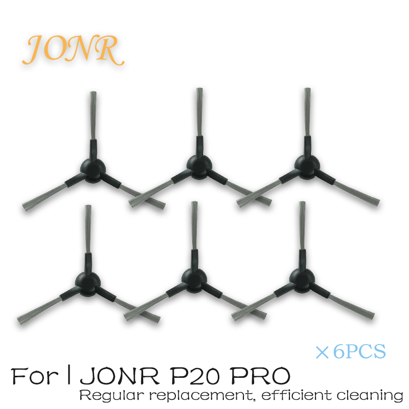Tilbehør til jonr  p20 pro støvsugerrobot, sidebørste, moppeklud, støvpose, effektiv mikrofiber, reservedele til rengøring: Lysegrøn