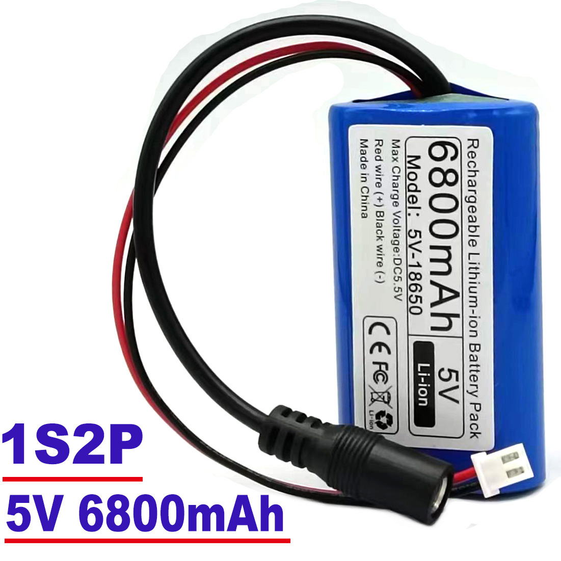 Mikrokontroler z 18650 akumulatorem litowym 3.7V głośnik z Bluetooth światło zewnętrzne zasilanie awaryjne