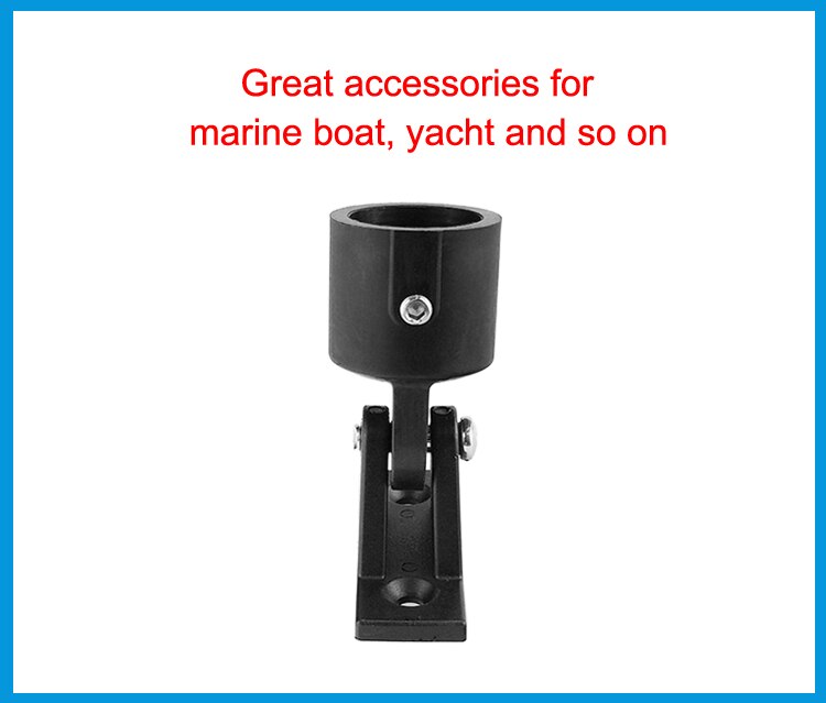 Båt Bimini Top Fitting Slangkoppling - 22mm eller 25.4mm - Rörände Kåpa