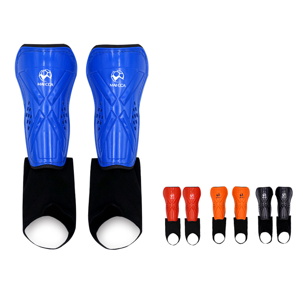 Children Football Shin Guards Sports Kids Soccer Ankle Leg Protectors Calf Socks Belt Karate Training Accessories