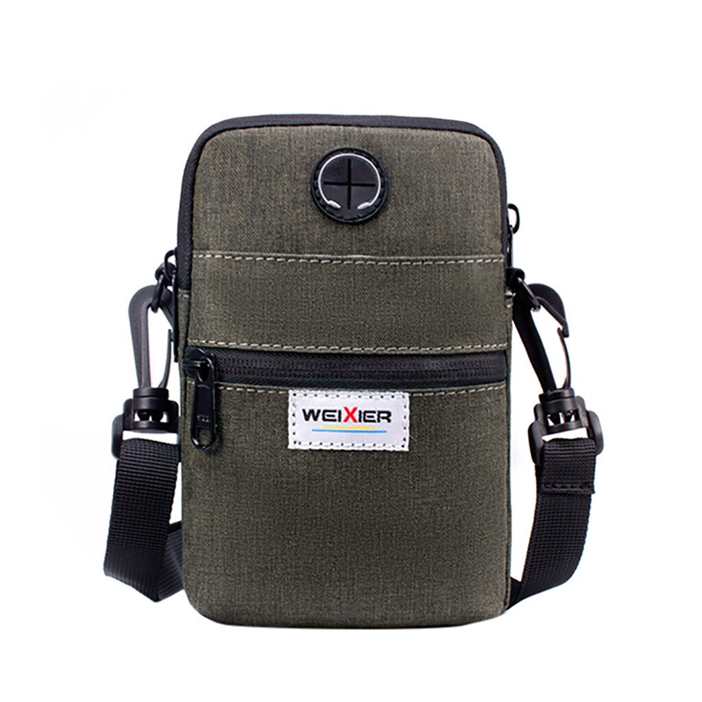 Man Bag Men Diagonal Mini Shoulder Multi-Function Mobile Phone Bag Outdoor Sports Bag сумки женские#612: Green