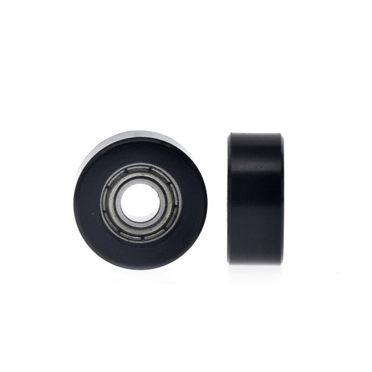 5 stk 684 mikro fladt styrehjulsleje plast pom nylon lille hjul 4*14*6mm til skuffe vitrineskab