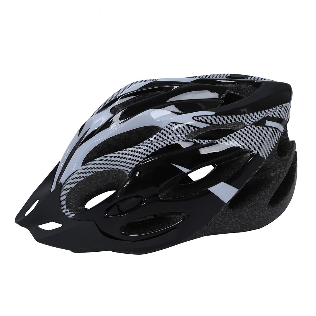 Black grey Bicycle Helmet Mountain Bike Helmet for Men Women Youth