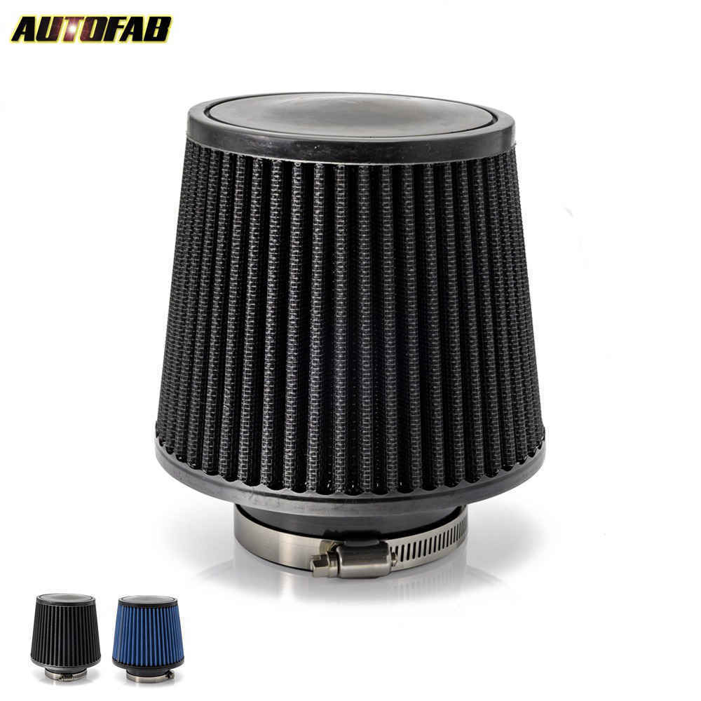 AUTOFAB 3" 76mm Air Pod Filter Cold intake Cone Power Flow Turbo Inlet Direct For Honda Accord 03-05 AF-AF001A