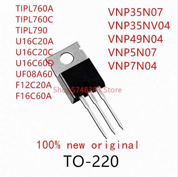 10PCS TIPL760A TIPL760C TIPL790 U16C20A U16C20C U16C60D UF08A60 F12C20A F16C60A VNP35N07 VNP35NV04 VNP49N04 VNP5N07 VNP7N04
