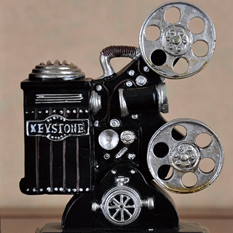 Retro kamera bookend film film projektor sort sølv samler projekt projekt reol vintage smykker studie værelse studie ho