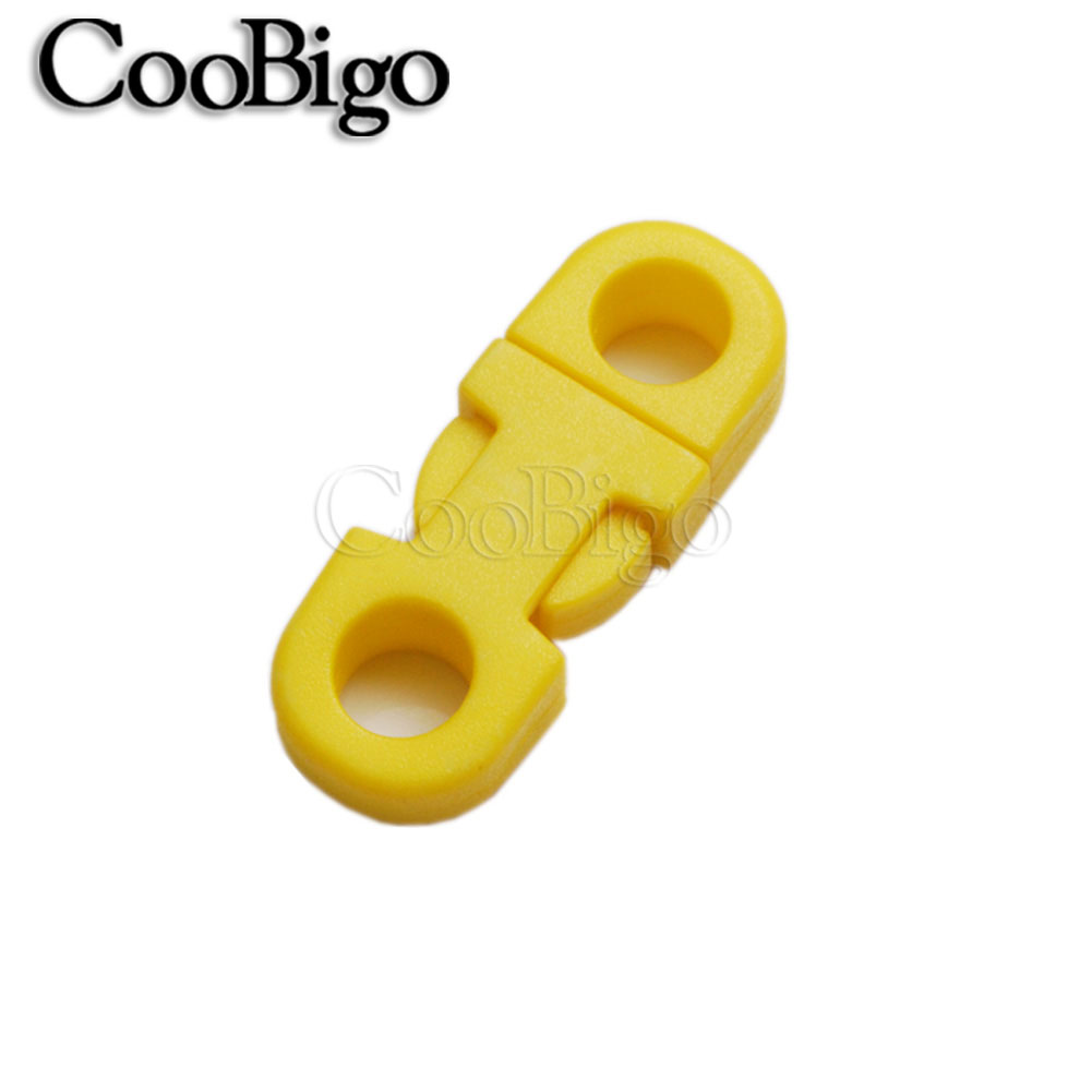10 pçs fivela de liberação lateral de plástico mini paracord pulseira clipe fecho para câmeras cinta coleiras pet mochila acessório diy colorido: MAÇANTE
