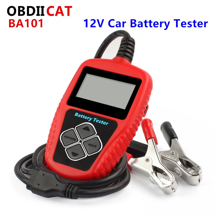 OBDIICAT BA101 Car Battery Tester 12V Digital Battery Tester Analyzer 100 2000CCA 220AH Diagnostic TOOL