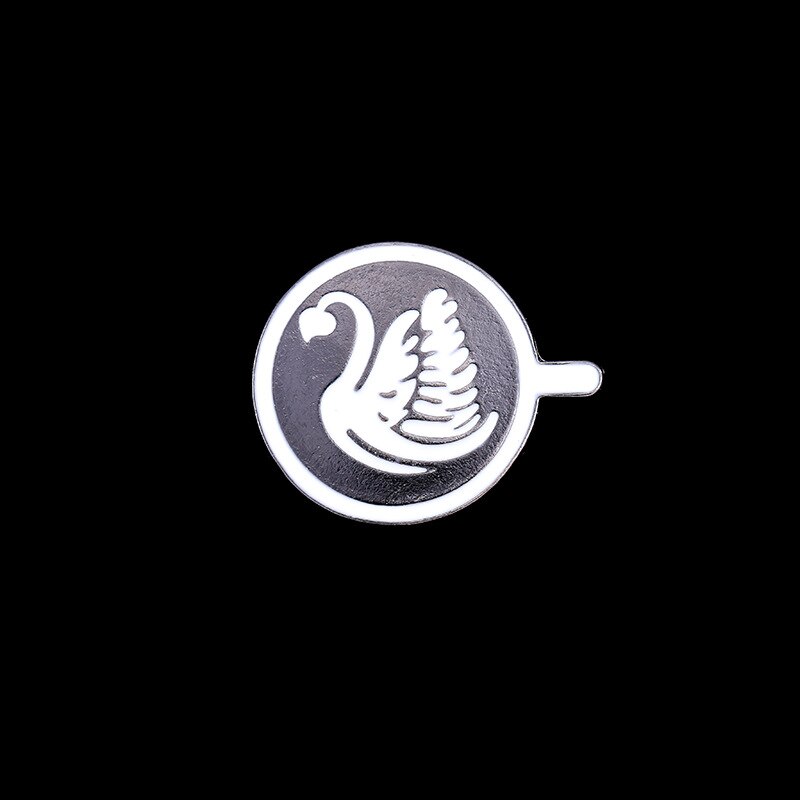 Accesorios de café expreso para parejas, esmaltado para broche de gota de aceite taza de té, Mini insignia de café Tamper, de café para los amantes del café: 3