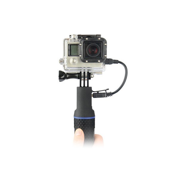 Palo Selfie con Power Bank para Cámara Deportiva KSIX 5200 mAh Negro