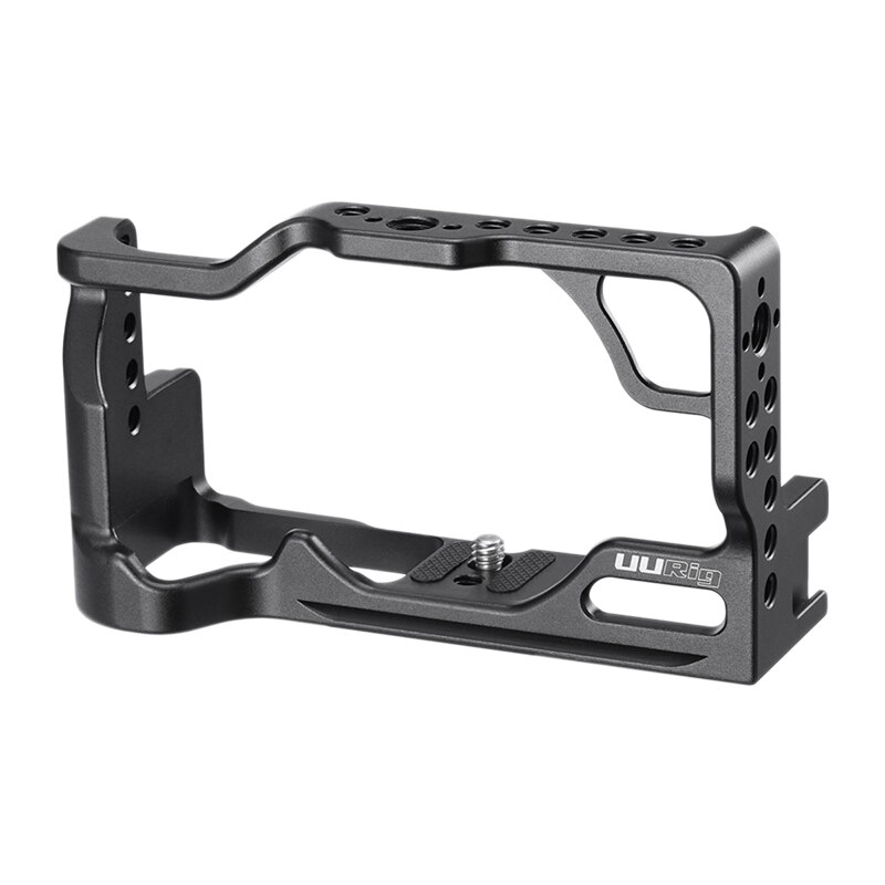 UURig C-M6 Metal Camera Cage for Canon M6 Mark II 1/4 Thread Hole to Top Handle Monitor microphone LED Light