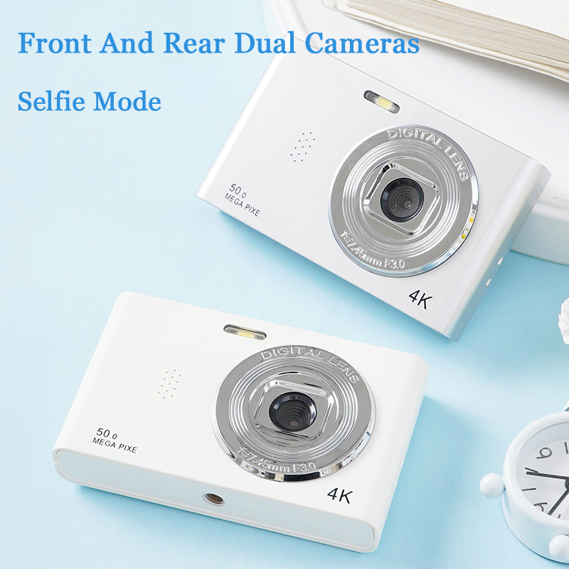 Xiaomi 4K Digital Camera Travel Selfie Camara 50MP HD Dual Lens Zoom Photography Screen Entry-Level Kids Campus Mini Retro Cam