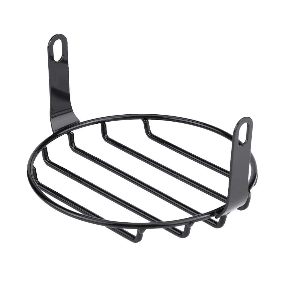 Universal Motorcycle Headlight Protector Guard 6.5inch Motorbike Light Lamp Metal Cover Mesh Grill Mask for Harley CG125 GN125