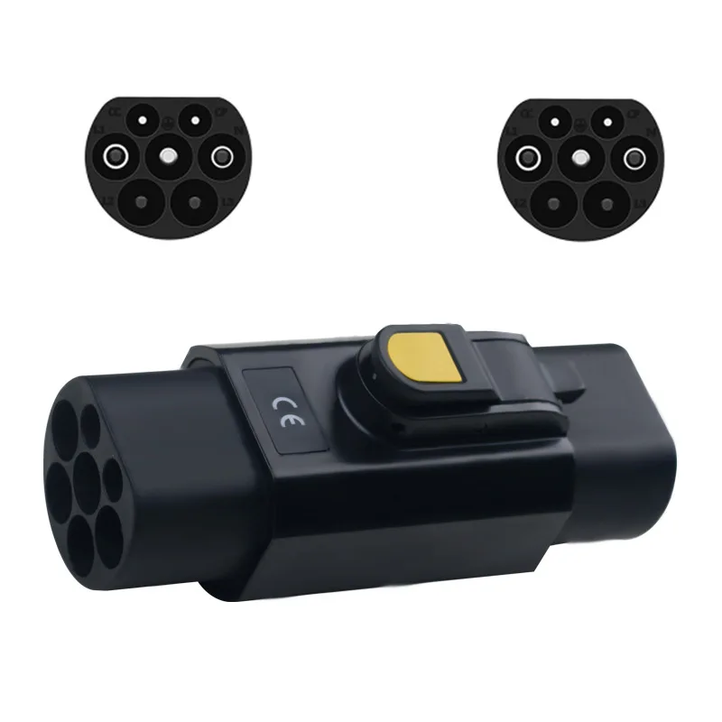 Typ 2 zu GBT Adapter 32a 7.2/22kw EV Ladegerät Adapter Typ2 zu GBT China Standard Elektro fahrzeug Konverter für chinesische Auto