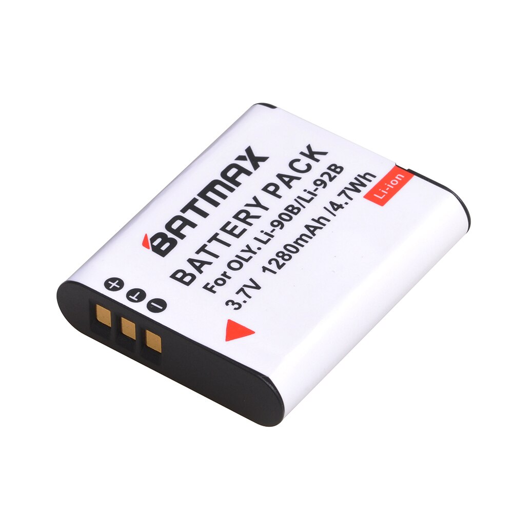 1280mAh LI-90B LI 90B LI90B TG-5 LI-92B Batterie per Foto/Videocamera per olympus Tough Tg-tracker Sh-1 sh- 2 SP-100 IHS Duro TG-1 iHS TG