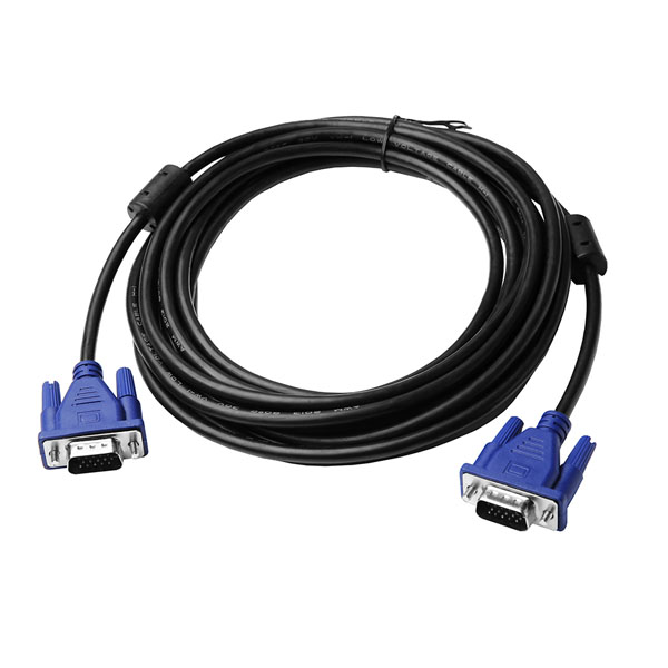 Robotsky-Cable VGA macho a VGA, 1,5 m, 4,6 pies, 3m, 10 pies, Cables macho, 1080P, extensión VGA/SVGA, Cabo para Monitor y proyector: 3 m