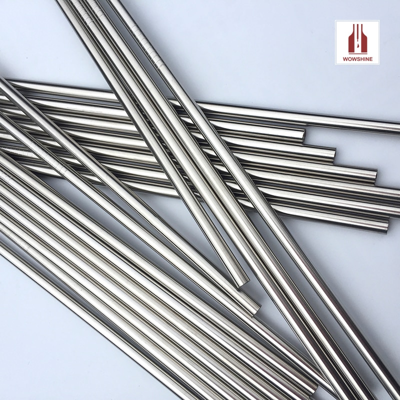 ! 10pcs/lot 10.5"/267mm straight 18/8 rust free stainless steel with round ends and a brush as