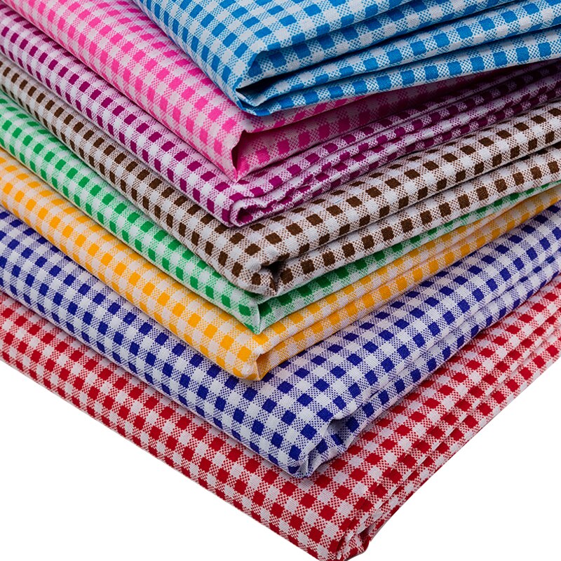 Günstige 100% Polyester Gedruckt Plaid Stoff Für NäHenne DIY 45*145cm T7870