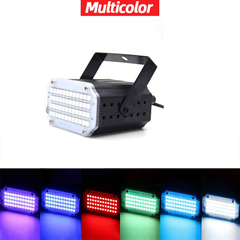 48 Leds Bühne Lichter RGB Disko Licht Stimme Aktiviert LED Party DJ Party Aktiviert Blitz-Beleuchtung Wirkung: Mehrfarbig / uns Stecker