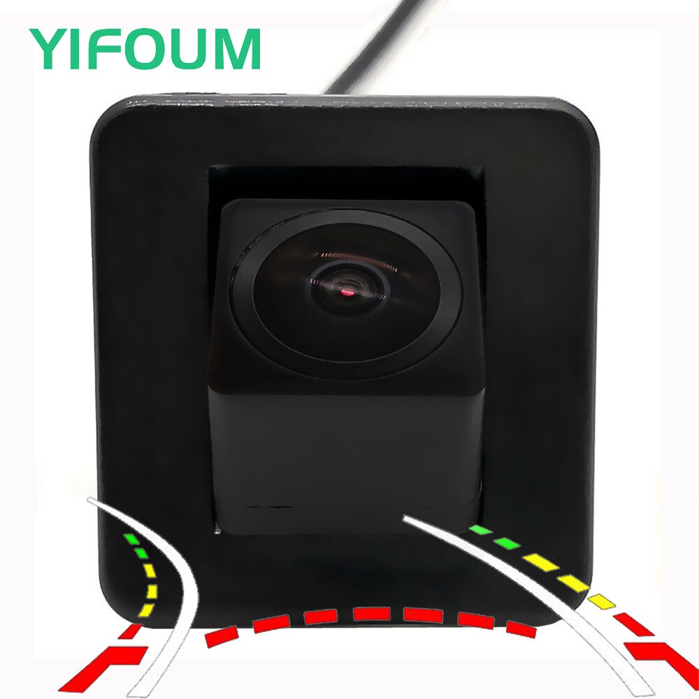 Cámara de visión trasera para coche, videocámara inalámbrica de trayectoria dinámica HD, ojo de pez, para Lada Vesta SW Cross/Vasa SW Wagon