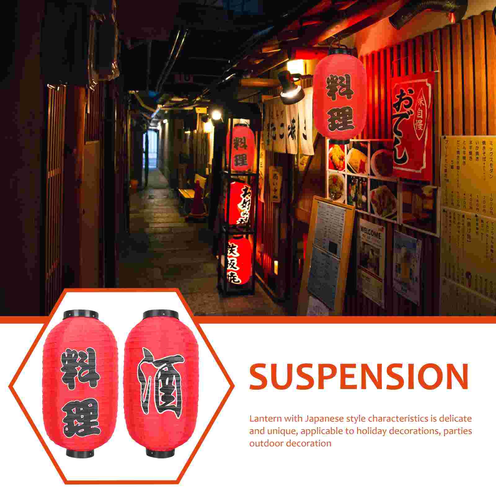 2 szt. Styl japońnarty latarnie japońskie latarnie restauracyjne zdobi dekory restauracyjne robić sklepu Dom dziedziniec