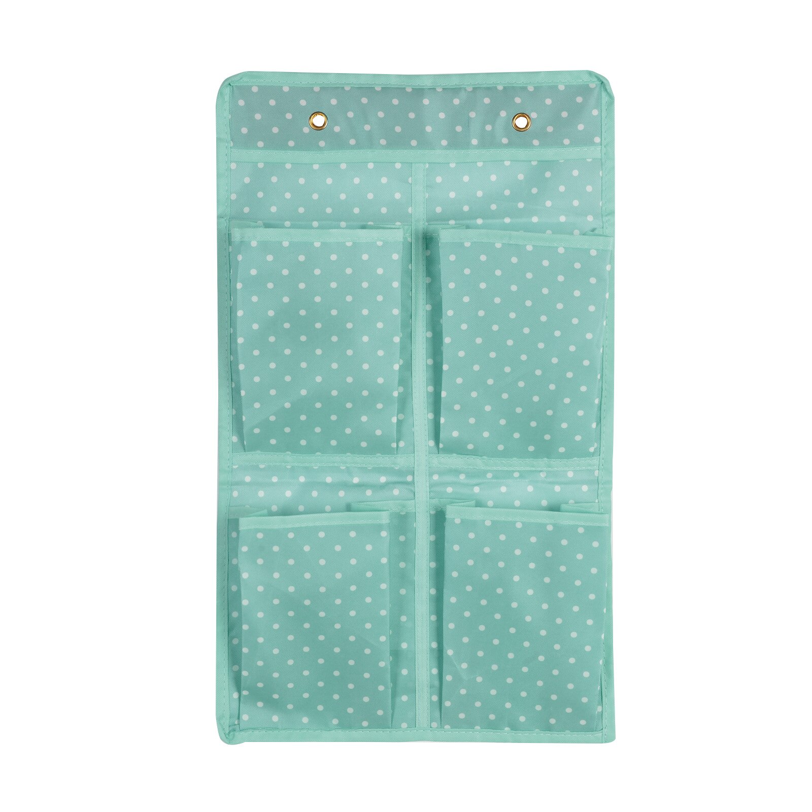 4/6/9/12 sac suspendu porte pochette de rangement multi-fonction distributeur de poche de rangement mural Oxford tissu sac mural rangement placard support: Green / 12 Pocket