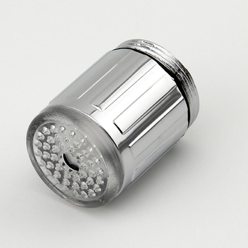Led Lichtgevende Kraan Kraan Nozzle Rgb Kleur Lichten Knipperen Temperatuur Beluchter Waterbesparing Keuken Badkamer Accessoires