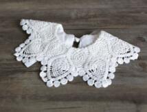 Baberos de encaje de algodón para bebés, , para eructar, 0 a 3 años: white A