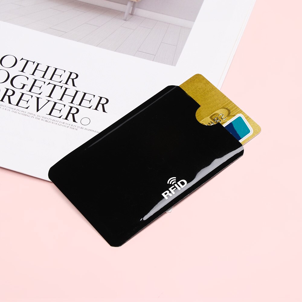 10pcs RFID Credit Card Protector Anti Theft Blocking Card holder Sleeve Skin Case Covers Safety Protection Bank Card Case
