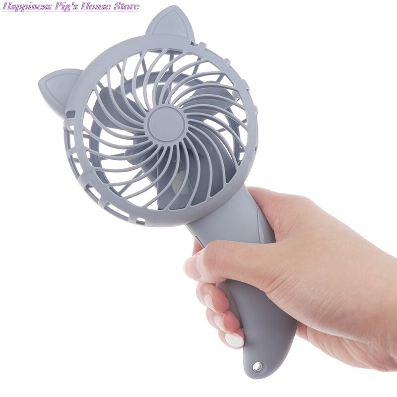 Handheld Fan Huishouden Geen Batterij Mini Ventilator Elektrische Ventilator Usb Pocket Fans Gekleurde Fans Cooling Willekeurige Kleur