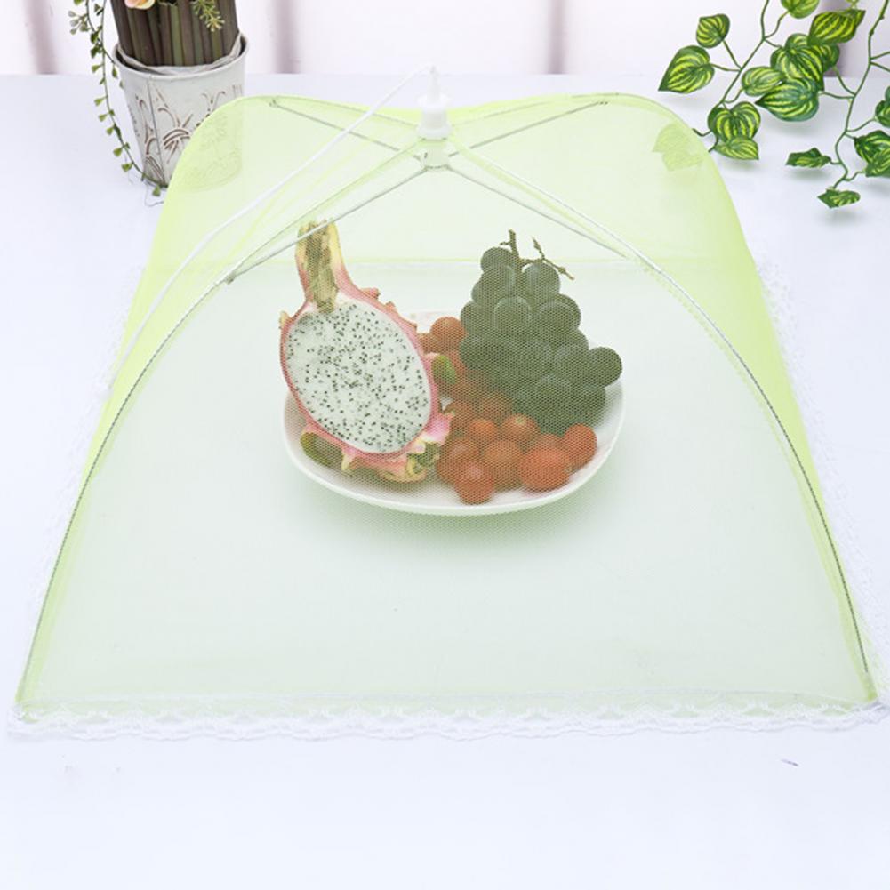 Couvercle pour aliments, robuste, Durable, léger, carré, pliable, Style parapluie, outil de cuisine, couvercle de repas, couvercle de bol