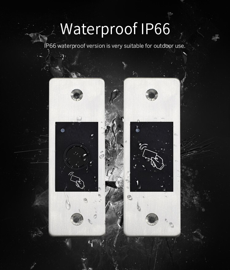 800 users Concealled Fingerprint RFID Door lock Access Control System Standalone Access Controller Metal Fingerprint Reader