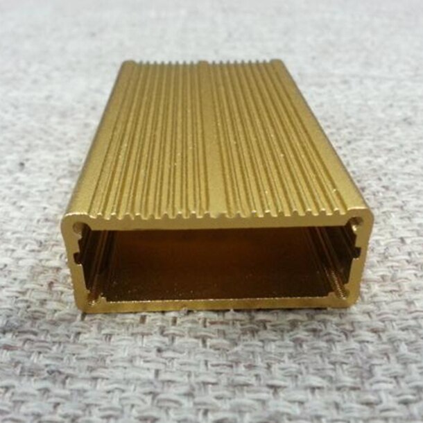 Lega di alluminio shell Strumento elettrico recinto PCB progetto box DIY 45X18X80mm NUOVO