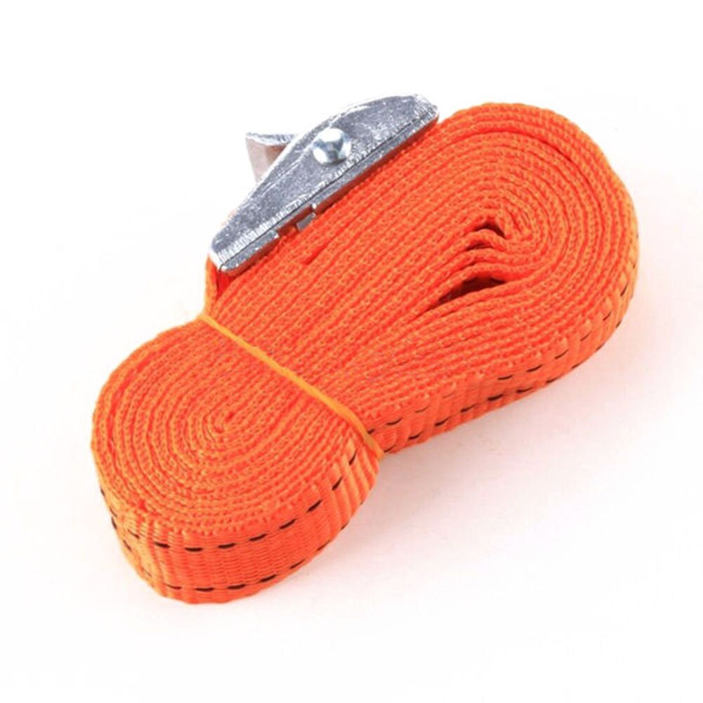 2.5m Heavy Duty Metal Cam Buckle Cargo Luggage Bag Nylon Tie Down Strap Belt