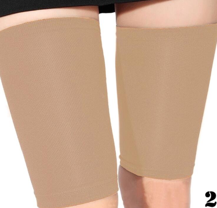 Bande pour amincissement des bras pour femme,ceinture d'enveloppement, cellulite minceur, outil de lifting, 2 pièces,: Nude Leg belt