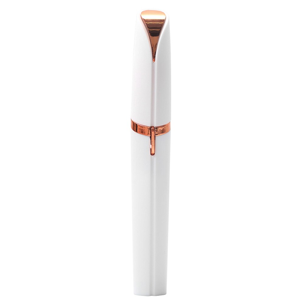 Épilateur electrique Sourcils Précision Sourcil Rasoir Cheveux Facial Épilateur Portatif Mini Rasoir De Sourcils Stylo Sourcil Shaper: White