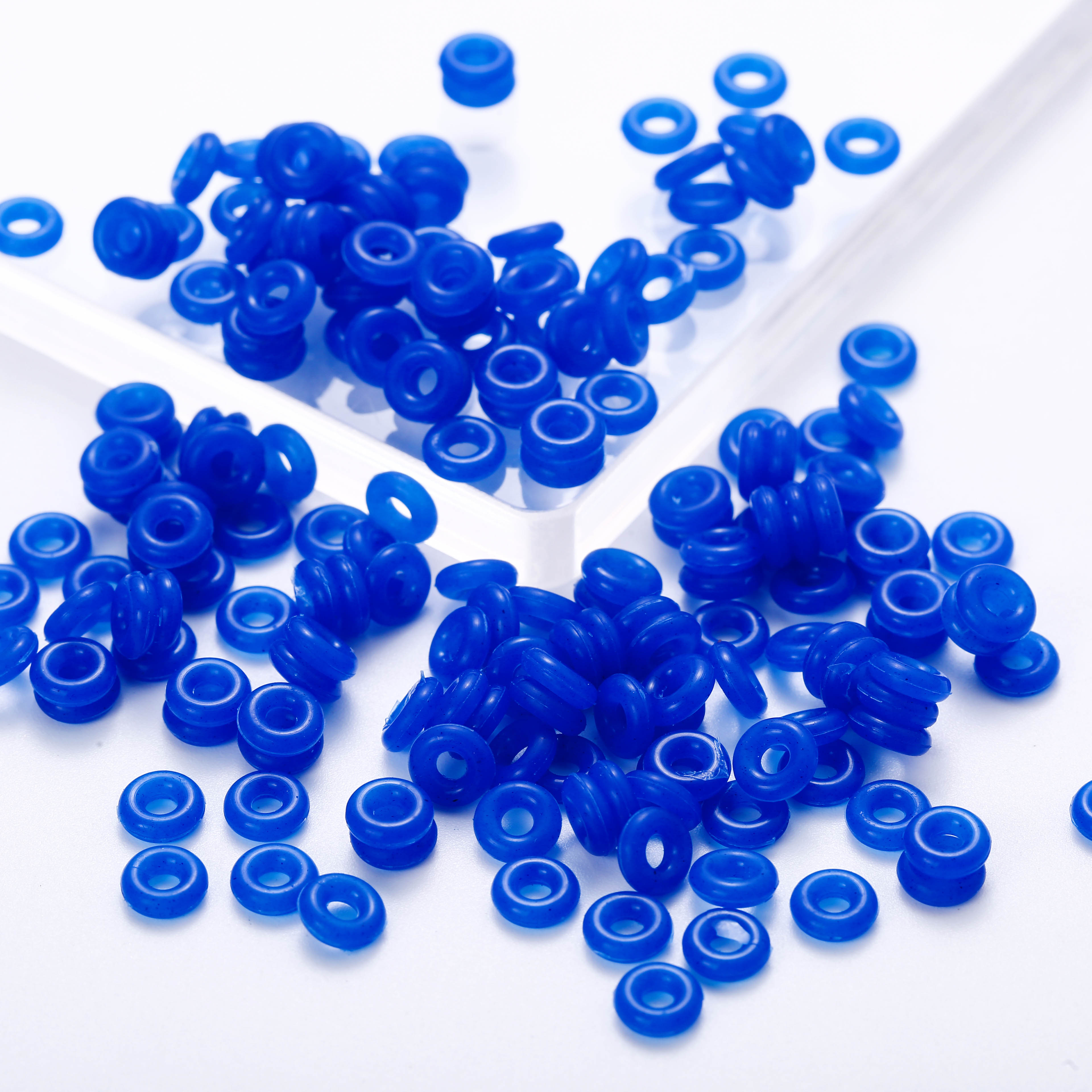 20/50/100Pcs Colorful Rubber Clip Charms Safety Stopper Bead Fits Original Charm for DIY Bracelets Necklaces Jewelry Making: M / black