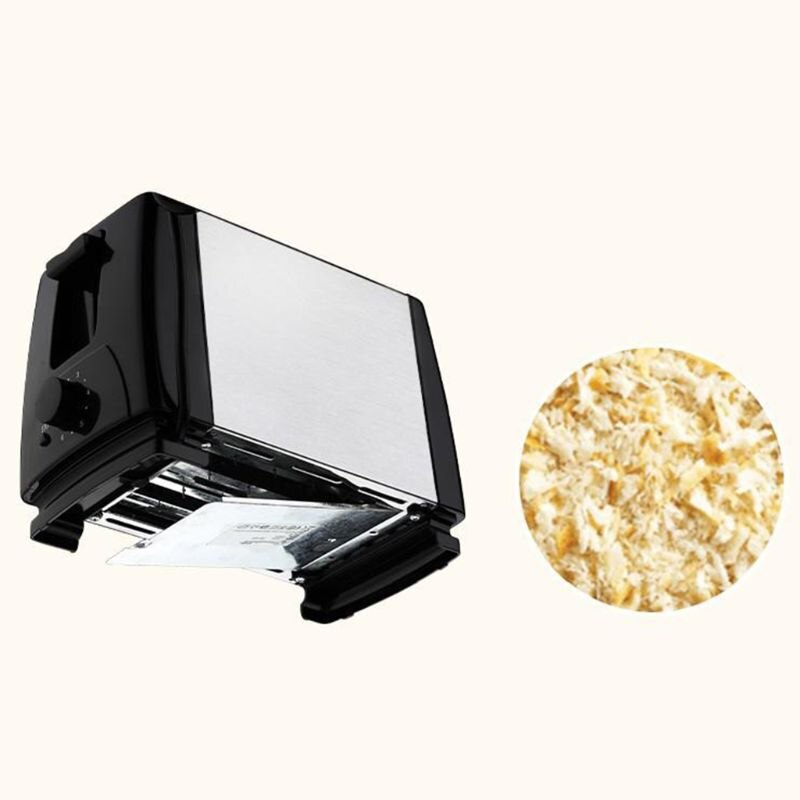 2 Slice Broodroosters Met 6 Brood Schaduw Instellingen Rvs Wide Slot Broodroosters Met Uitneembare Kruimellade