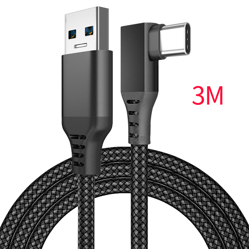 Voor Oculus Quest 2 Link Kabel 5M Usb 3.0 Quick Charge Kabels Voor Quest2 Vr Data Transfer Fast Kosten vr Headset Accessoires: 3m A TO C
